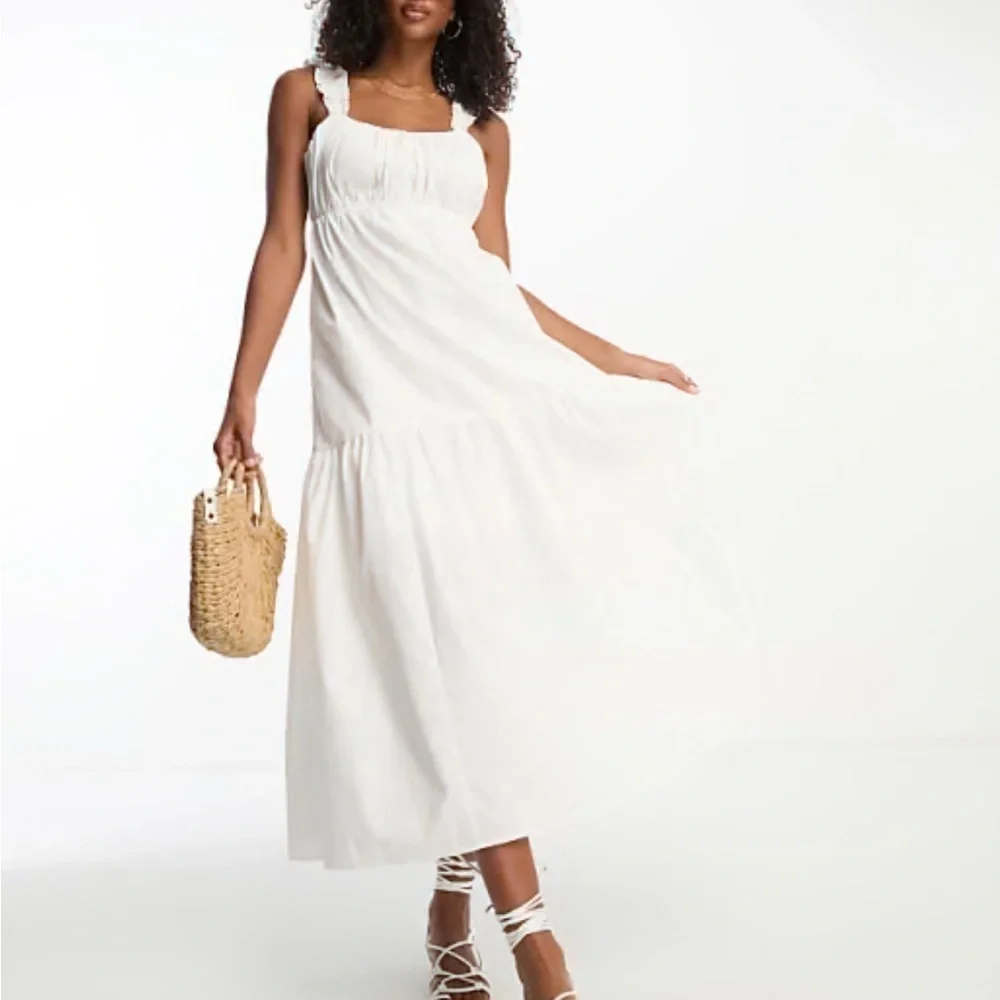 Abercrombie & Fitch Poplin Maxi Dress